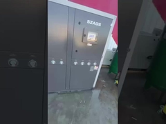 40 टन एयर कूल्ड स्क्रॉल टाइप वाटर चिलर 144 केडब्ल्यू एक्सट्रूज़न मशीन के लिए एयर कूल्ड इंडस्ट्रियल सिस्टम