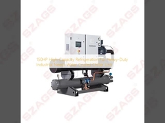 भारी औद्योगिक जरूरतों के लिए 150 एचपी उच्च क्षमता वाले शीतलक पानी से ठंडा चिलर इकाई