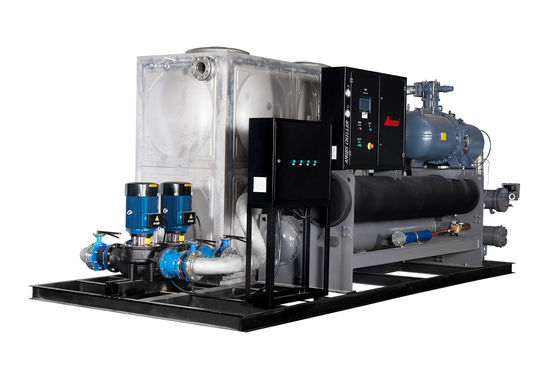 खरीदें 75HP वाटर कूल्ड सेंट्रल चिलर हाई एनर्जी स्क्रू वाटर चिलर online manufacture