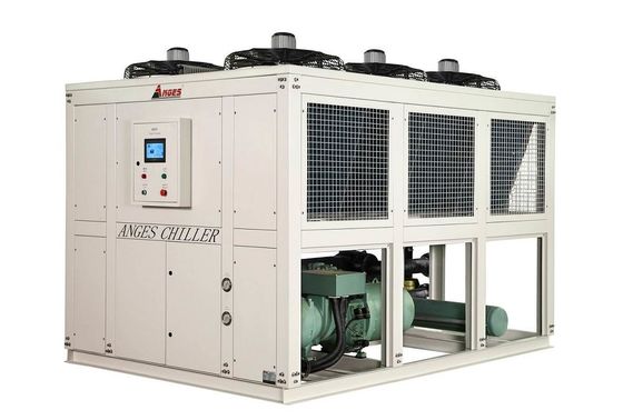 खरीदें पैकेजिंग उत्पादन लाइन के लिए पीएलसी 85hp हवा ठंडा पेंच चिलर online manufacture