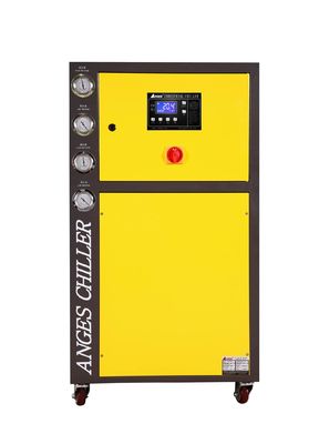 खरीदें 5 टन औद्योगिक जल चिलर मशीन एयर कूल्ड 5hp पोर्टेबल स्क्रॉल online manufacture