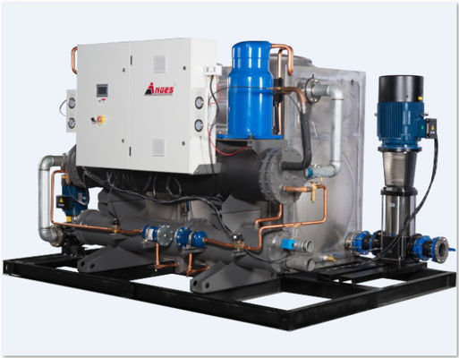 खरीदें 120HP इंडस्ट्रियल चिलर इंटीग्रेटेड सिस्टम वाटर कूल्ड स्क्रू टाइप online manufacture