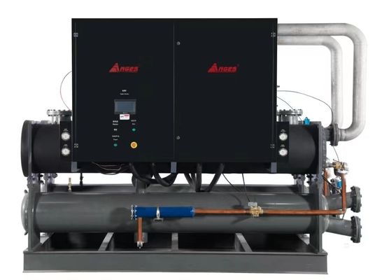 खरीदें 120hp इंडस्ट्रियल वाटर चिलर इंटीग्रेटेड सिस्टम सेमी हर्मेटिक स्क्रू प्रकार online manufacture