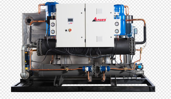 खरीदें 280hp इंडस्ट्रियल चिलर इंटीग्रेटेड सिस्टम सेमी-हर्मेटिक स्क्रू प्रकार online manufacture