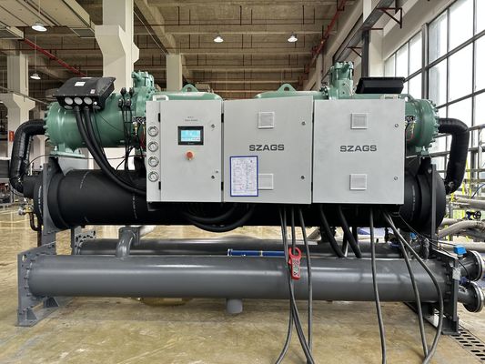 खरीदें 360hp वाटर-कूल्ड स्क्रू टाइप कम तापमान चिलर विथ BITZER कंप्रेसर online manufacture