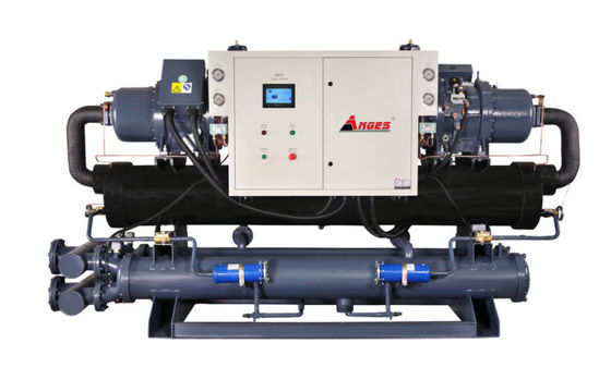 खरीदें इष्टतम शीतलन समाधान के लिए दोहरी कंप्रेसर प्रणाली के साथ 150HP औद्योगिक पानी से ठंडा पेंच चिलर online manufacture