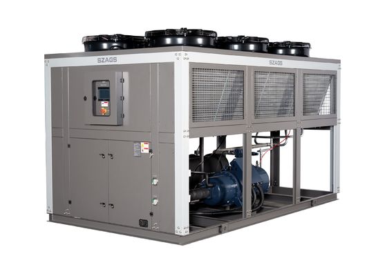 खरीदें इष्टतम शीतलन समाधानों के लिए 120HP उच्च दक्षता औद्योगिक हवा ठंडा पेंच चिलर online manufacture