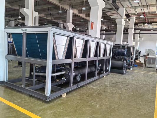 खरीदें 150HP एयर कूल्ड स्क्रू चिलर औद्योगिक प्रक्रिया पानी चिलर मल्टीपल इंजेक्शन मोल्डिंग मशीनों के लिए online manufacture