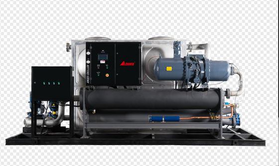 खरीदें बड़ी टैंक क्षमता और बाहरी परिसंचरण पंप के साथ 100hp उच्च प्रदर्शन पोर्टेबल वाटर चिलर online manufacture