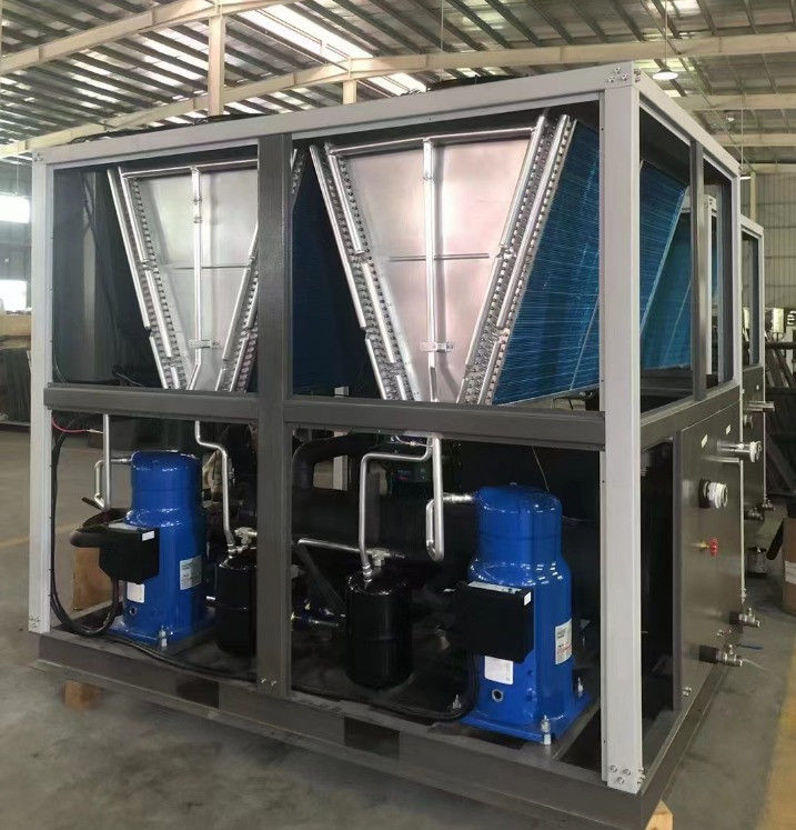 R407C 40hp खाद्य पेय पैकेजिंग उत्पादन के लिए हवा ठंडा पेंच कंप्रेसर