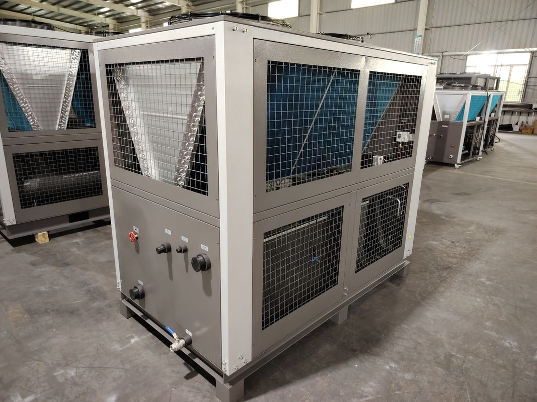 R134a रेफ्रिजरेंट इंडस्ट्रियल कूलर 110-480V वोल्टेज शेल एंड ट्यूब इवेपरेटर प्रकार