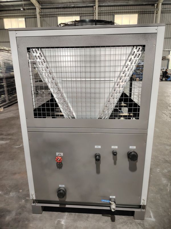 R134a रेफ्रिजरेंट इंडस्ट्रियल कूलर 110-480V वोल्टेज शेल एंड ट्यूब इवेपरेटर प्रकार