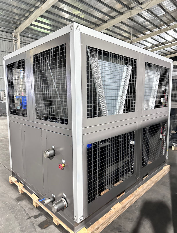 R407C रेफ्रिजरेटर 40HP कंप्रेसर प्लास्टिक मोल्ड ठंडा करने के लिए औद्योगिक पानी चिलर