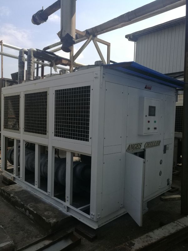 प्लास्टिक सामग्री के उत्पादन के लिए 240hp अर्ध-हर्मेटिक स्क्रू प्रकार का चिलर