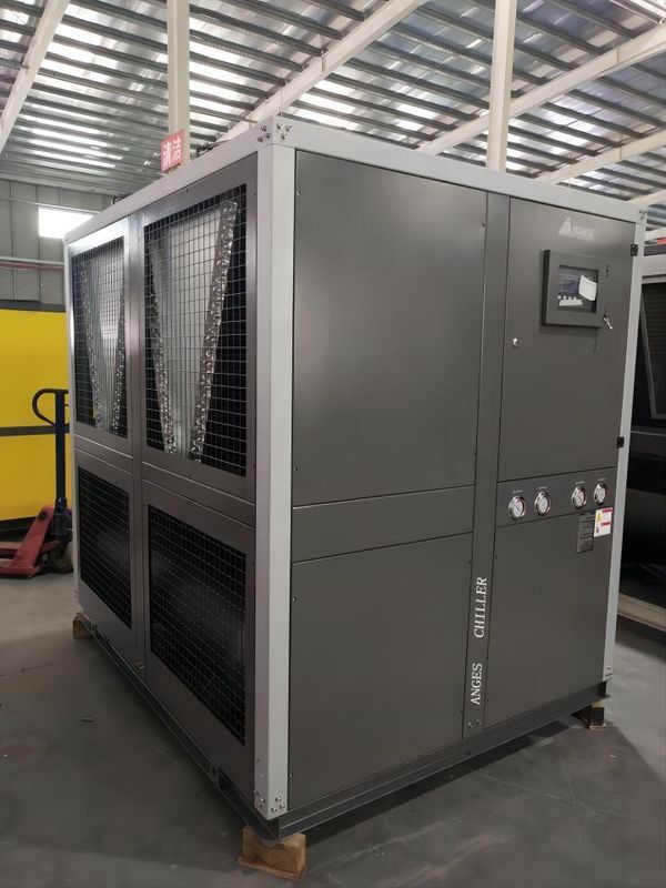 इंजेक्शन प्रक्रियाओं के लिए 30HP औद्योगिक एयर कूल्ड स्क्रॉल प्रकार वाटर चिलर पोर्टेबल कूलिंग सिस्टम
