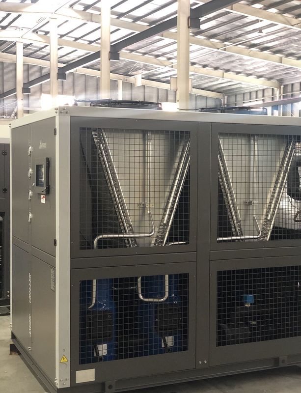इंजेक्शन प्रक्रियाओं के लिए 30HP औद्योगिक एयर कूल्ड स्क्रॉल प्रकार वाटर चिलर पोर्टेबल कूलिंग सिस्टम