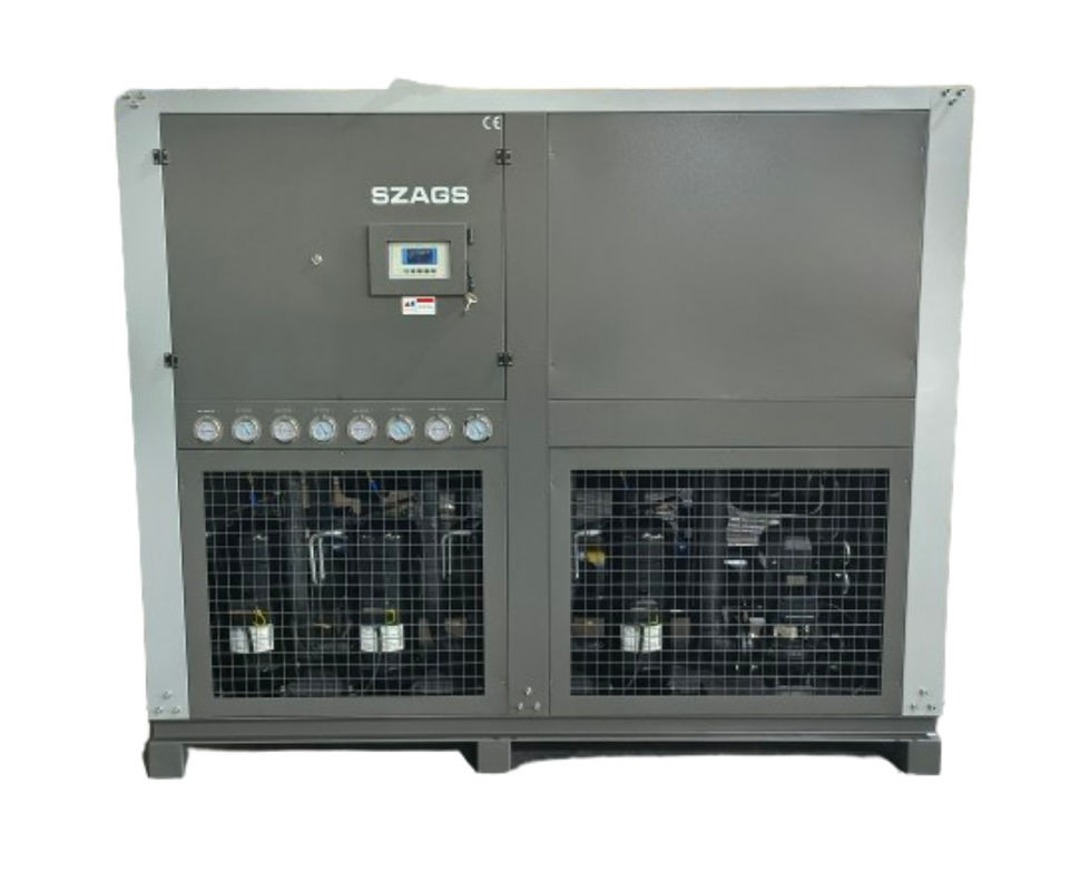 उच्च दक्षता 40HP इंडस्ट्रियल वाटर कूल्ड चिलर 130 KW स्क्रॉल वाटर कूल्ड चिलर इंजेक्शन मशीन के लिए