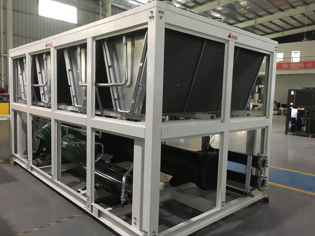 120hp पोर्टेबल इंडस्ट्रियल वाटर चिलर अर्ध-हर्मेटिक स्क्रू प्रकार