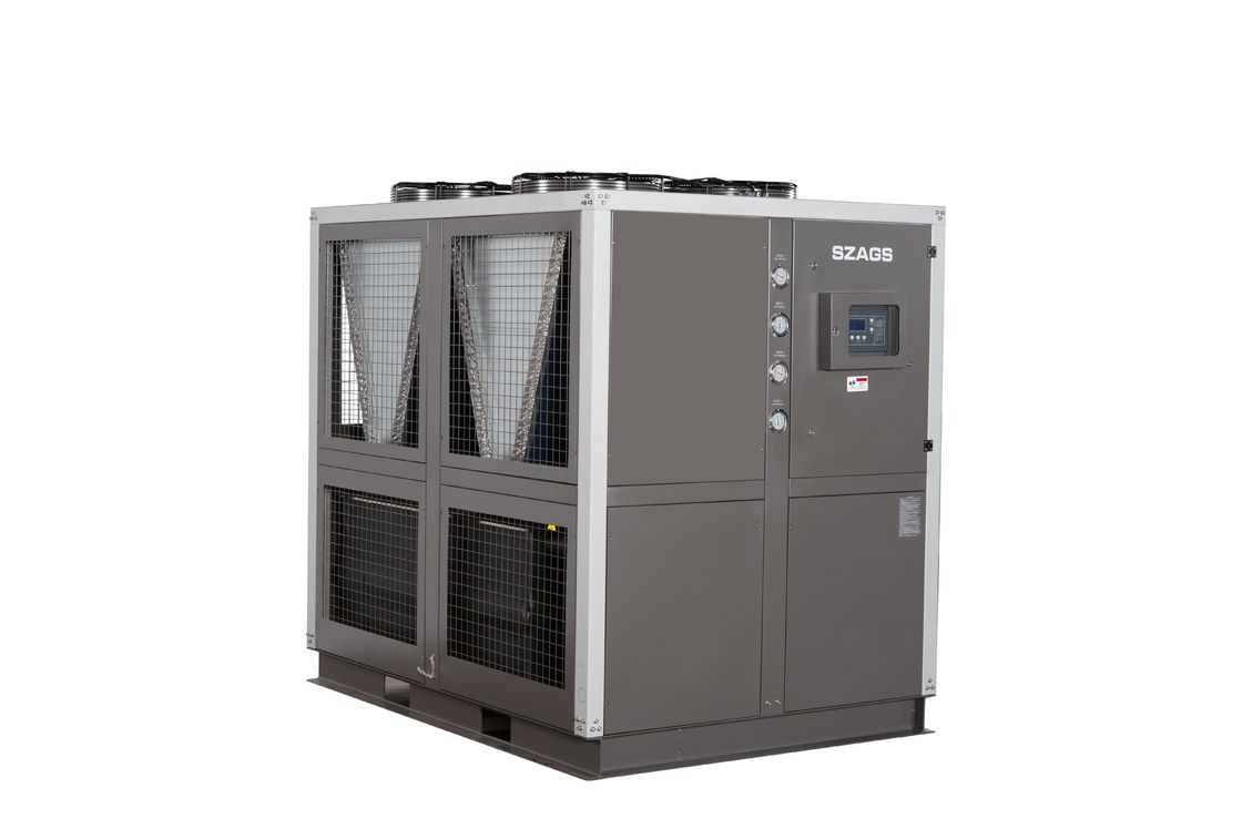 30HP इंडस्ट्रियल स्क्रॉल टाइप एयर कूल्ड वाटर चिलर 92kW ग्लाइकोल चिलर कूलिंग सिस्टम