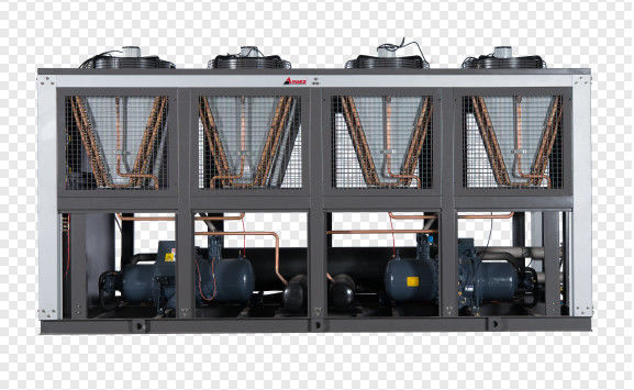 150HP इंडस्ट्रियल एयर कूल्ड स्क्रू चिलर ब्लो फिल्म मशीन और पीईटी बोतल लाइन के लिए