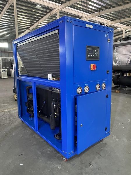 पर्यावरण के अनुकूल ऊर्जा बचत चिलर 20kw सभी तांबा ट्यूब शीतलन प्रणाली पर्यावरण शीतलक 8HP
