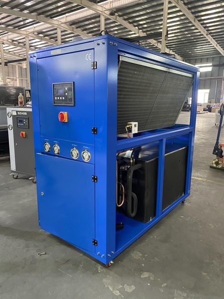 पर्यावरण के अनुकूल ऊर्जा बचत चिलर 20kw सभी तांबा ट्यूब शीतलन प्रणाली पर्यावरण शीतलक 8HP