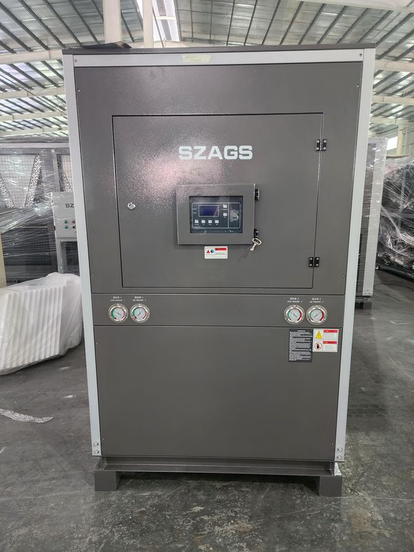 20HP ग्लाइकोल चिलर 72kW औद्योगिक स्क्रॉल प्रकार एयर कूल्ड वाटर चिलर