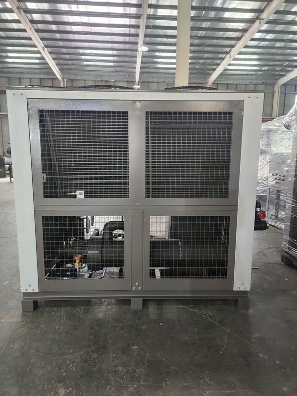 20HP ग्लाइकोल चिलर 72kW औद्योगिक स्क्रॉल प्रकार एयर कूल्ड वाटर चिलर