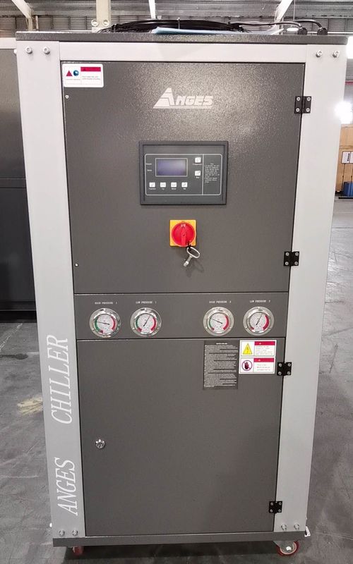 46.2KW एयर कूल्ड स्क्रॉल फिनेड कॉपर ट्यूब इंडस्ट्रियल वाटर रेफ्रिजरेटर / इंडस्ट्रियल वाटर कूलर