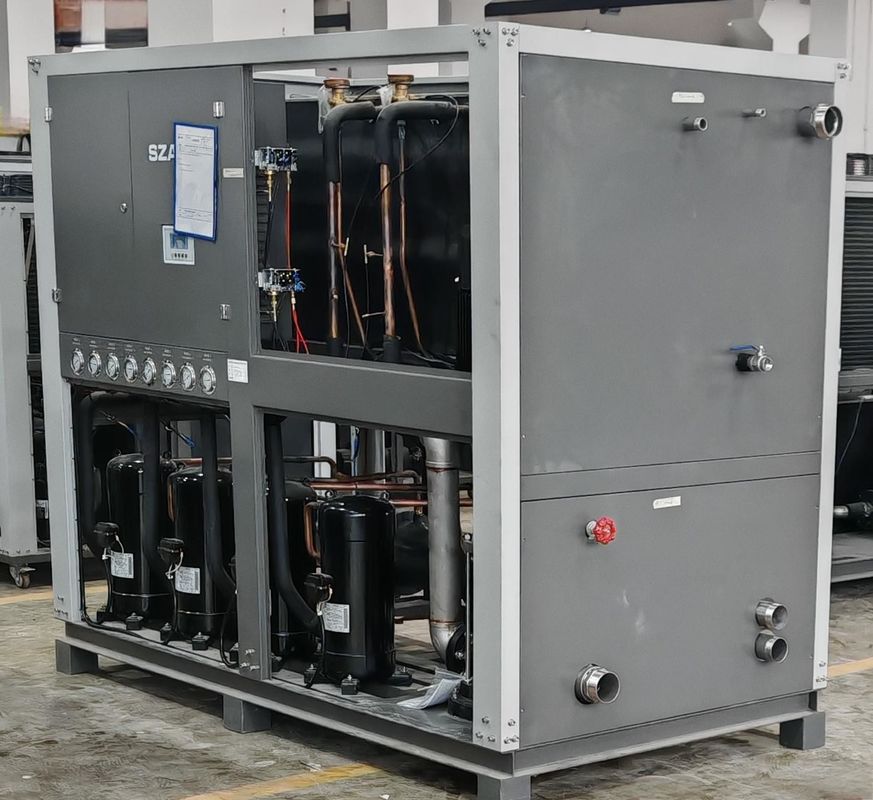 AW-40(F) 40HP प्लास्टिक उत्पादों के प्रसंस्करण के लिए पानी से ठंडा कूलर 40RT कूलर Yizumi इंजेक्शन मोल्डिंग मशीन के लिए
