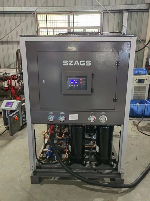 20HP एयर कूल्ड कूलिंग सिस्टम इंडस्ट्रियल एयर कूल्ड स्क्रॉल टाइप वाटर चिलर