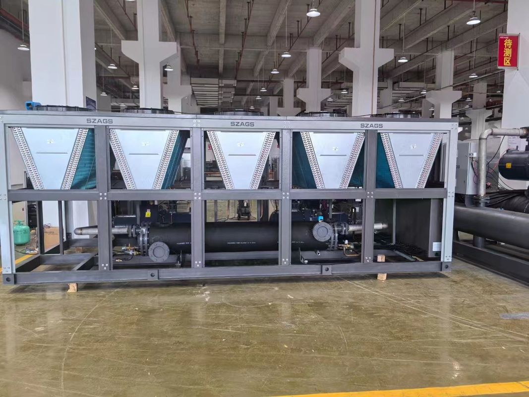 120HP एयर कूल्ड स्क्रू चिलर औद्योगिक प्रक्रिया बड़े क्षमता वाले एक्सट्रूडर के लिए पानी के चिलर