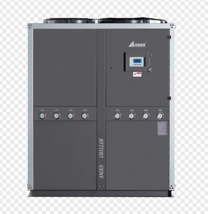 शेल और ट्यूब वाष्पीकरण के साथ 60hp हर्मेटिक स्क्रॉल प्रकार औद्योगिक चिलर एकीकृत प्रणाली 1850kg क्षमता