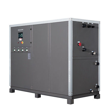 50hp जल-ठंडा चिलर: कुंडली बाष्पीकरणकर्ता के साथ स्टेनलेस स्टील का पानी का टैंक, 165.6kW, रासायनिक शीतलन के लिए