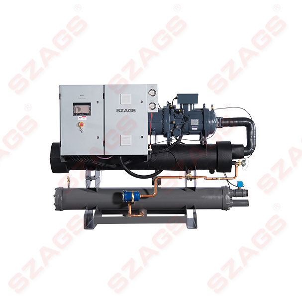 भारी औद्योगिक जरूरतों के लिए 150 एचपी उच्च क्षमता वाले शीतलक पानी से ठंडा चिलर इकाई