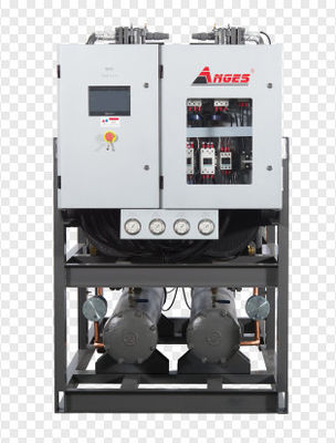100HP वाटर कूल्ड स्क्रू चिलर इंडस्ट्रियल प्रोसेस वाटर चिलर प्रिंटिंग और बीओपीपी फिल्म लैमिनेशन लाइन के लिए