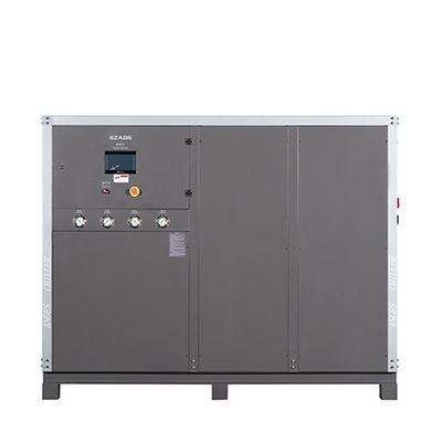 50hp जल-ठंडा चिलर: कुंडली बाष्पीकरणकर्ता के साथ स्टेनलेस स्टील का पानी का टैंक, 165.6kW, रासायनिक शीतलन के लिए