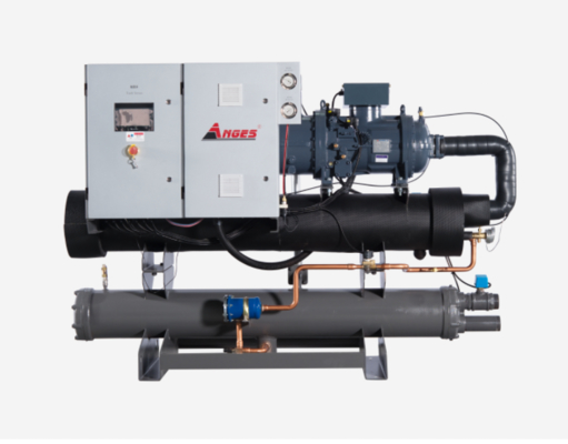 प्रिटिंग और BOPP फिल्म लैमिनेशन लाइन में औद्योगिक प्रक्रिया शीतलन के लिए 60HP वाटर कूल्ड स्क्रॉल चिलर